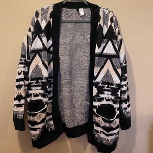 H&M patterned cardigan